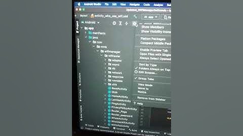 Android Studio - How to Compact Middle Packages - #short