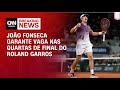 Roland Garros: João Fonseca garante vaga nas quartas de final | AGORA CNN