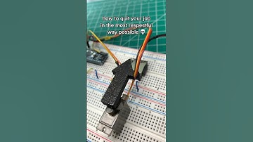 Quit your job like a true champ… 💀 #electronics #arduino #engineering