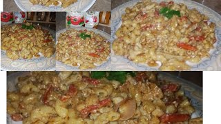 Quick and delicious chicken vegetable macaroni recipe by Fatima Tariq creations ️️