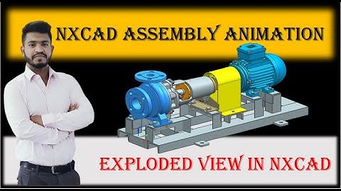 NXCAD Assembly Animation || exploded view in nx || nx motion simulation|| siemens nx flow simulation