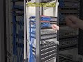 New network rack cabling | cable management | data center