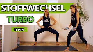 13 Min. Krafttraining Für Frauen Ab 40 Stoffwechsel-Turbo Gegen Bauchfett Wechseljahre Workout