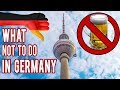 10 Things NOT To Do in Germany and Berlin | GoOn Berlin