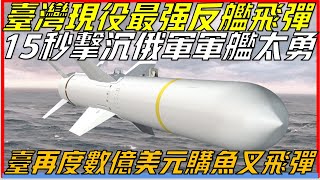 台灣最強海上反艦利器出現在烏克蘭丨經過發射命中俄羅斯軍艦丨台灣耗資數億台幣再度購買岸基魚叉飛彈