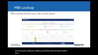 NGSConnex Eligibility Lookup: 01/08/2026 Part A Event Playback