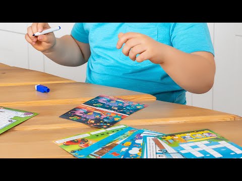 Vladi Toys VT5010-02 Игра и маркер Пиши-вытирай «Зебра.Продвинутый уровень»/Board game with a marker