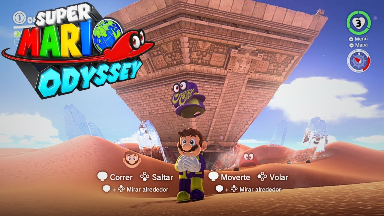 ZERANDO A FASE? 🎩 Jogando Super Mario Odyssey em Dupla no Sand Kingdom!