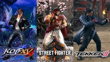KOF XV vs SF6 vs TEKKEN 8 (Comparison)