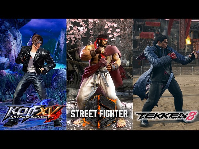 KOF XV vs SF6 vs TEKKEN 8 (Comparison) - YouTube