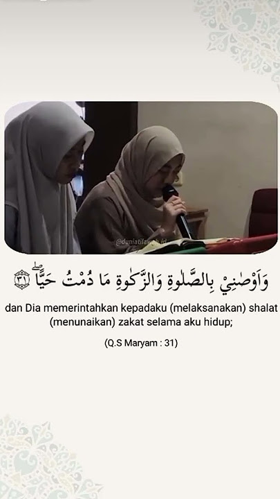 QS. Maryam Ayat 31