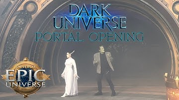 Dark Universe Official Portal Opening  | Universal Epic Universe | Universal Orlando