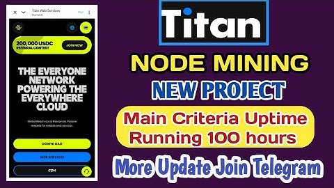 Titan Network | Depin Node Mining | new airdrop tamil