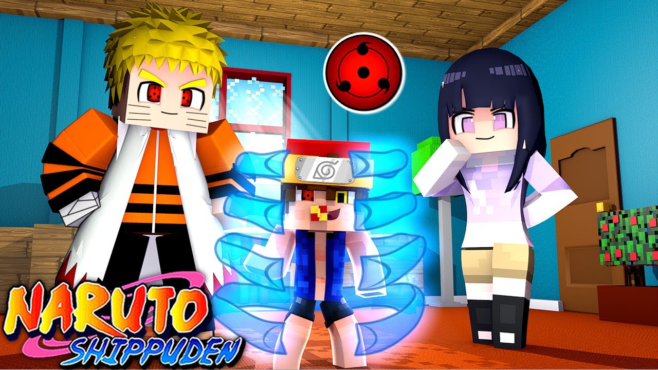 NASCI como um BEBÊ NARUTO no Minecraft 