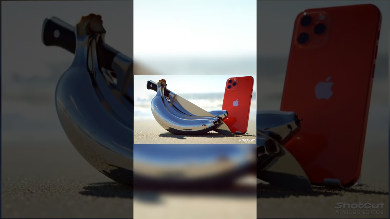 Banana Glass Cut 🍌 | Smooth Cutting Sound | ASMR Shorts