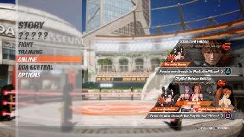 DEAD OR ALIVE 6 Online Beta Test Tutorial mode