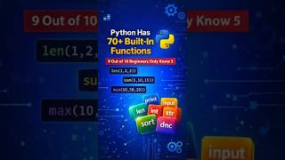 Python Has 70+ Built-In Functions… But Beginners Use Only 5 #coding #python