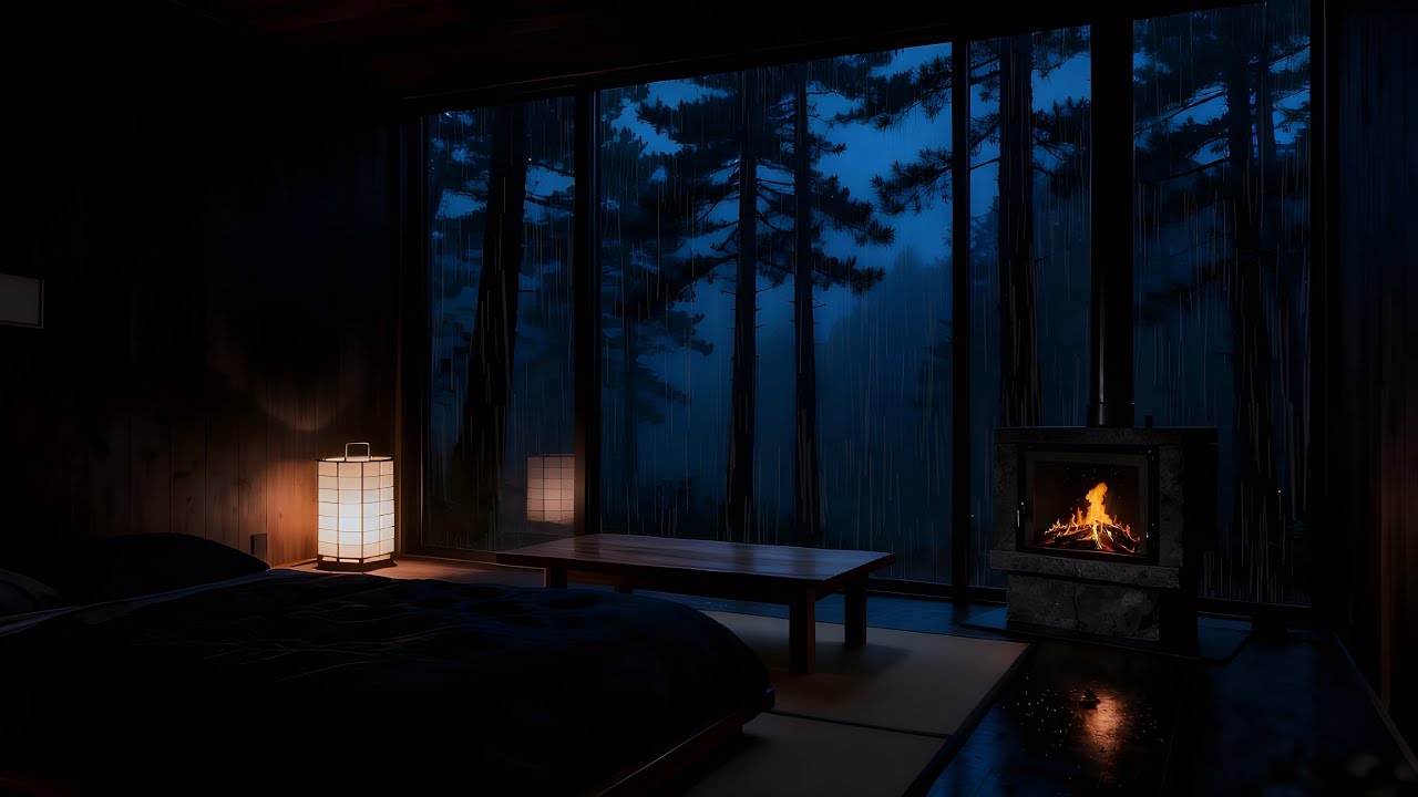 Overnight Rain Sounds for Insomnia | No Talking, Deep Sleep