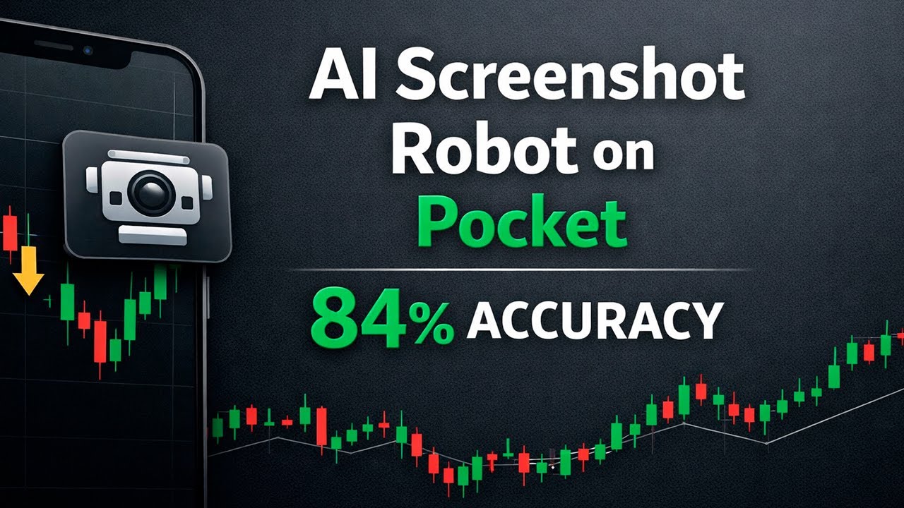 Trading on Pocket Option with AI Screenshot Bot | binary options robot | trading bot