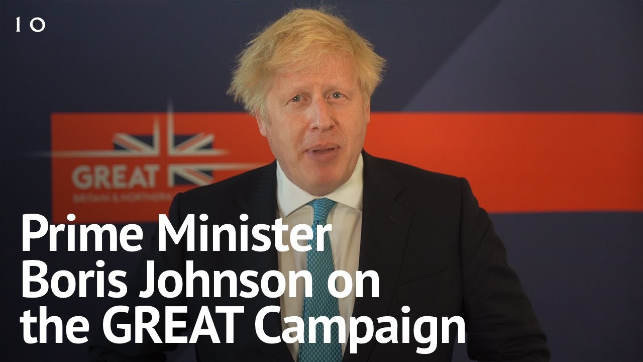 Prime Minister Boris Johnson on the GREAT Campaign