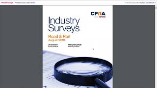 Standard Poors NetAdvantage Industry Surveys