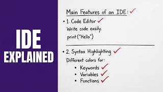 Integrated Development Environment | Introduction to Python programming | BP101T | IDE