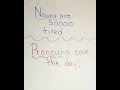 Silly Pronoun Story #languagearts #grammar #partsofspeech #classroom
