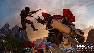 MASS EFFECT: ANDROMEDA – Official Gameplay Trailer - 4K(Explore the Andromeda Initiative: http://x.ea.com/27448 Mass Effect: Andromeda puts you in the role of the Pathfinder; an elite soldier, explorer and guide tasked ..., 2016-12-02T04:06:06.000Z)