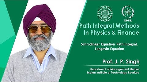 Lecture 13: Schrodinger Equation Path Integral, Langevin Equation