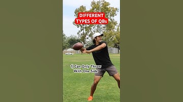 DIFFERENT TYPES OF QBs…