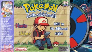 Download Lagu Pokémon Kanto \u0026 Johto : 36 Songs, Each in a Perfectly Fitting Style MP3