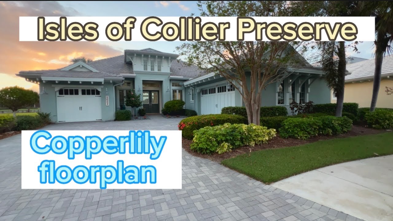The Isles of Collier Preserve - Naples, Florida - Copperlily Floorplan by Minto builders