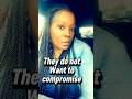 They do not want to compromise #chosenones