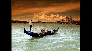 Venice  Sailing along the Grand Canal in vaporetto