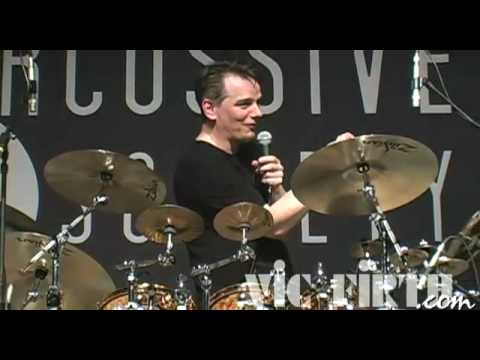 Gavin Harrison at PASIC 2008: Double bass "patterns" in odd meter feels, Q & A