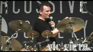 Gavin Harrison at PASIC 2008: Double bass "patterns" in odd meter feels, Q & A