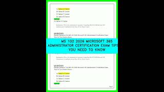 MS-102 Microsoft 365 Administrator Certification 2026: Complete Exam Tips &amp; Guide