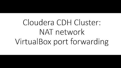 BigData Cluster setup using Cloudera Manager- Manager node, workers nodes, network check