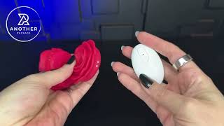 Nipple Vibrator Rose Nipple Clamps Wearable Remote Control Stimulator