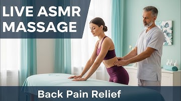 American Live ASMR Lower Back Therapeutic Massage | Standing Position Relief Massage | Pain #asmr
