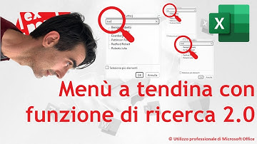 EXCEL - TRUCCHI E SEGRETI: 🧞‍♂️ Menù a tendina con funzione di ricerca 2.0 (No formule No VBA)