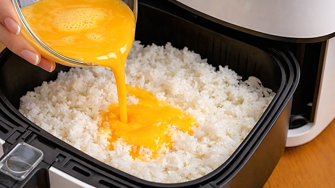 Перестань варить рис! Корейский шеф-повар научил меня этому трюку с рисом в аэрогриле!