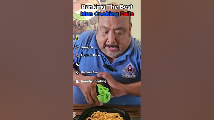 Ranking The Best Man Cooking Fails