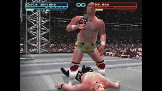 &quot;I Quit&quot; Match: Chris Jericho VS Billy Gunn WWF SmackDown PS1 - XRGB-mini Framemeister