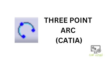 Three Point Arc (CATIA) | Part Design | Sketcher | Beginner Tutorial