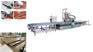 TỔNG QUAN MÁY CNC NESTING 4 ĐẦU HOLZTEK  HT-R4F