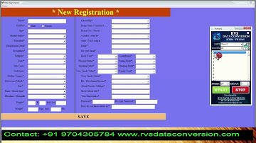 Matrimonial Form Filling Auto Typer | Matrimonial Form Filling Auto Typing Software