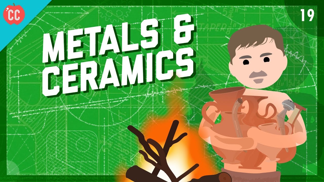 ⁣Metals & Ceramics: Crash Course Engineering #19