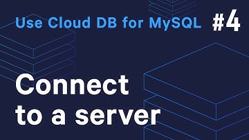 [Guide to Getting Started] Use Cloud DB for MySQL - #4 Connect to a sever