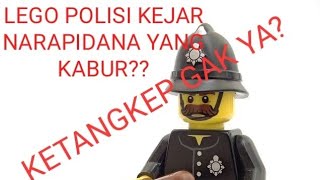Lego polisi kejar narapidana yang kabur/melarikan diri